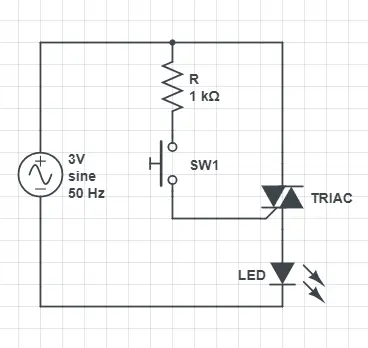 مدار تست ترایاک